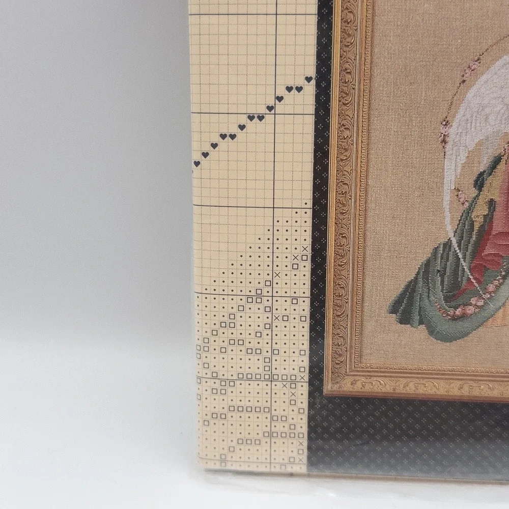 Vintage Lavender & Lace Guardian Angel NIP Cross Stitch Pattern L&L 18 Victorian